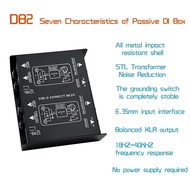 [Simhoa21] dB2 Passive Di Box Metal Impact Resistant Case 18Hz-40KHz Frequencies Response Direct Box