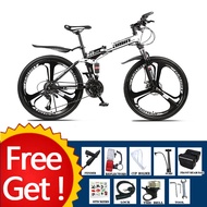 🔥Local Stock🔥26inch 24 Speeds Disc Brake   Foldable  Adult city road bicycle fold bike Mountain Bike