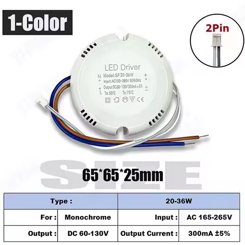 LED Driver 8W 12W 18W 24W 36W 40W 80W DC 24-80V 60V-130V Power Supply Lighting Transformer For LED P