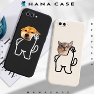 REALME Oppo A3S A35 / AX5 / AX5S / A12E / A1K /ealme C2 Case, Flexible TPU, Shockproof, Square Edge, Funny Picture