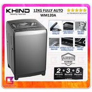 KHIND 12KG WM120A FULLY AUTO WASHING MACHINE MESIN BASUH 洗衣机