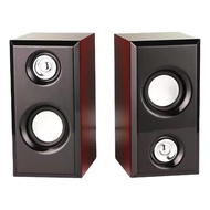 Cadangan Utama: Speaker Kayu USB2.0 K2036 Subwoofer Stereo Surround untuk Desktop dan Laptop Mini