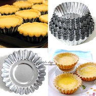4.5cm/5cm/6cm/6.5cm/7cm/8cm Aluminium Egg Tart Mould/Acuan Fruit Tart/Cheese Tart Mould/Mini tart mo