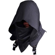 Hooded Cloak Cape Cowl Adult Cyberpunk Costumes Pagan Accessory Cosplay Medieval Assassin Hat Warrio