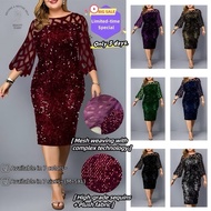 mumu Plus Size Long Evening Gown Ninang Dress for Wedding Glitz and Glamour Shimmering