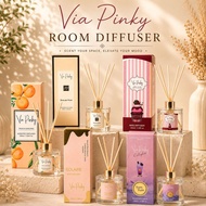 Via Pinky  Room Diffuser Scented Diffuser Pewangi Rumah 100ml