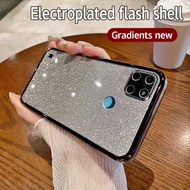 For Realme C21Y Case Shockproof TPU Electroplated Glitter Phone Casing For Realme C21Y Back Cover