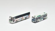 2024 2月 Tomytec 1/150N規 SaGa風呂巴士(昭和巴士・佐賀市交通局) 二台套組B