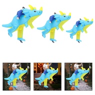 [lzdjlmy2ua] Inflatable Dinosaur to Mount on A Versatile, Portable Costume with Air Blower