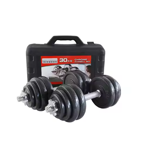 Factory Price 30kg Adjustable Dumbbell Set Customizable Barbell & Dumbbell Free Weights