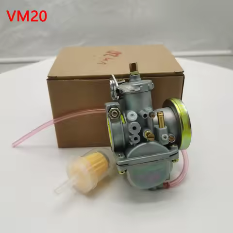 VM20 Carburetor Motorcycle VM 20 Carburetor Carb Engine With Oil Fliter For MIKUNI Round Slide VM20 