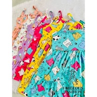 FABULOUS_ (3 PCS) Mini Printed Spaghetti Dress for kids( 2-5 yr.old)