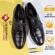 Sigourney SCC-02 Premium Stacked Sole Oxford Captoe Shoes