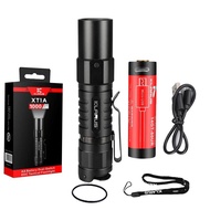 Rechargeable Pocket Flashlight CREE XP-L HD V6 1000 Lumens Tactical Mini Torch with 14500 Battery-Klarus XT1A