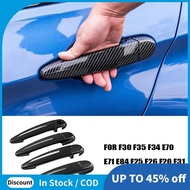 Carbon Fiber Outside Exterior Door Handle Cover Trim for -BMW 1 2 3 4 Series E87 E90 E91 E92 E93 F30