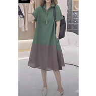 Fashion High-End Summer Large Size Covering Flesh Spring 2025 Skirt Dress Belly Light Luxury Design 