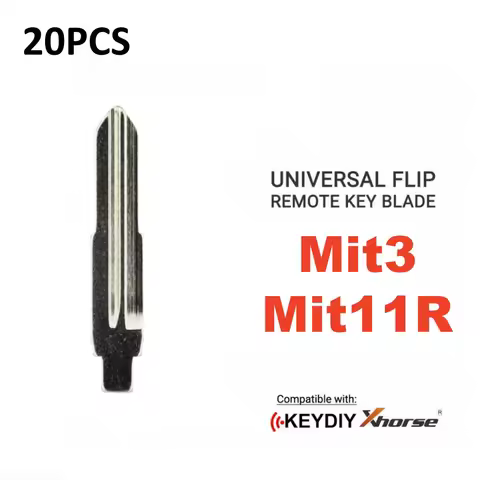 10/20pcs 07# MIT3 MIT11 MIT11R Metal Uncut Blank Flip Remote Key Blade For Mitsubishi for Keydiy KD 
