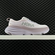 HOKA Bondi 8รองเท้าวิ่งน้ำหนักเบาดูดซับแรงกระแทกรองเท้าผ้าใบพื้นหนาสำหรับผู้ชายและผู้หญิง