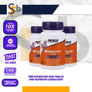 Now Foods Melatonin 3 Mg 60 Vegan Capsule Sleep Vitamin