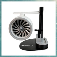 (OAKF) Turbo Desktop Fan Turbo Fan Upgraded Engine Model Jet Fan USB Fan with Atomization Blue Light