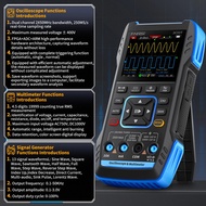 Elegant appearance 2C53T Portable 3 in 1 Digital Oscilloscope Signal Generator Multimeter Dual Chann