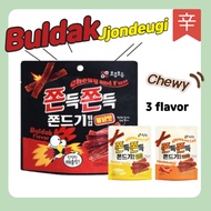 [Korea Spicy&amp;Chewy Snack]  Chewy and Fun Buldak, Tteokbokki,Butter Squid Jjondeugi 50g