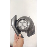 Carbon Fan Cover yamaha mio M3 mio z fino 125 new mio soul gt 125 Pay On The Spot
