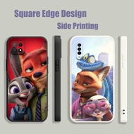 Casing For OPPO A39 A57 Reno 5 7 8 A54 A94 zootopia 2 featuring Judy and Nick BOT10 Phone Case Squar