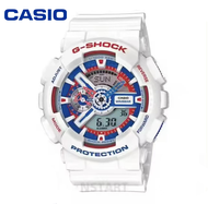 MC199/นาฬิกา Casio G- SHOCK watch ของแท้100% รุ่นGa - 110 J - 1Apr（white blue）จัดส่งพร้อมกล่องคู่มือใบประกันศูนย์CMG 1ปี
