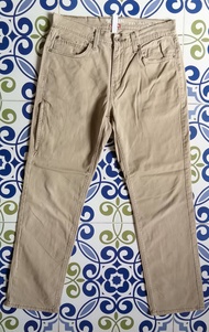 กางเกงขายาว ชาย กางเกงผู้ชาย กางเกงทำงาน กางเกงเวสป้อยท์ กางเกงชิโน ลีวา.แบรนด์USA มือสอง 30X30 Made in Pakistan สวมใส่สบาย อย่างมีสไตล์ เกรด Aแท