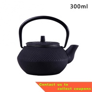 🎈50ml/300ml Tea Pot Mini Cast Iron Kettle Teapot Tea Set Chinese Tea Set Strainer Tea Pots MBWD