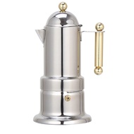 Thickened Italian Espresso Maker for 4 Servings CupStainless Steel Mocha Coffee Maker Pot for Stovet