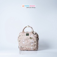 Papamama Pattern - 3in1 Mini Diaper Bag: Coffee Beans: 1074