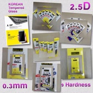 KOREAN Tempered Glass Vivo Y12 Y15 6.35" Anti-Scratch Glass Vivo Y15 Y12 Screen Protector 9H 0.3mm 2
