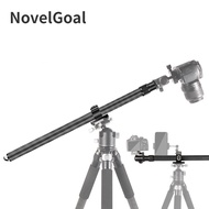 NovelGoal Carbon Fiber Universal Tripod Extension Rod Horizontal Stand for Live Streaming Studio Product Photography