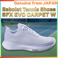 Babolat Tennis Shoes Women SFX EVO CARPET W Wide Fit Comfortable Cushioned Indoor 3A1S25A949