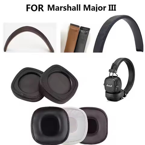 Ear Pads For Marshall Major III MAJOR 3 GEN headphones replacement original headband leather Earmuff
