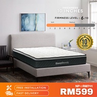 🔥 Promo 🔥 Kfurniture - Sleep Beauty Posture Spring Mattress | 10" Spring Mattress | 8" Mattress | Ti