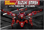 Decals Sticker Motorcycle Decals for Suzuki Smash 115020