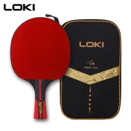 LOKI X3 Training Table Tennis Rackets High Elasticity Sponge Rubber Ping Pong Bat with Racket Bag