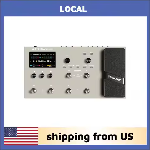 SONICAKE Matribox II Pro 4.3“ touch screen Guitar Bass Amp Modeling IR Multi-Effects with Expression