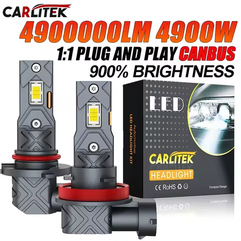 4900W H11 LED Canbus H8 H9 H16JP 9005 HB3 9006 HB4 H7 H1 9012 LED Car Headlight Bulb Canbus Super Br
