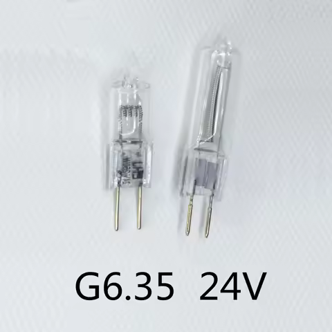 5PCS G6.35 24V 150W bulb G6.35 24V 35W light bulb G6.35 24V 50W G6.35 24V 75W G6.35 24V 100W halogen