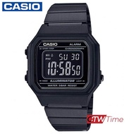 CASIO นาฬิกาข้อมือ ผู้ชาย/ผู้หญิง สายสแตนเลส รุ่น B650WB-1BDF (สีดำ)