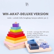WGB Deluxe Version AK 47 Children's Toy Display and Motor Training Toys for Children