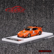 ฟิวเอ็ม 164 911 ดัดแปลงลำตัวกว้าง RWB 993 มาร์ตินี่หัวกวางเรซิ่นรถที่กำหนดเองสะสมรถของเล่น