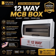 (READY STOCK) 12WAY TC SURFACE PVC MCB DB BOX / Consumer Unit / 12 WAY CONSUMER BOX / DISTRIBUTION  