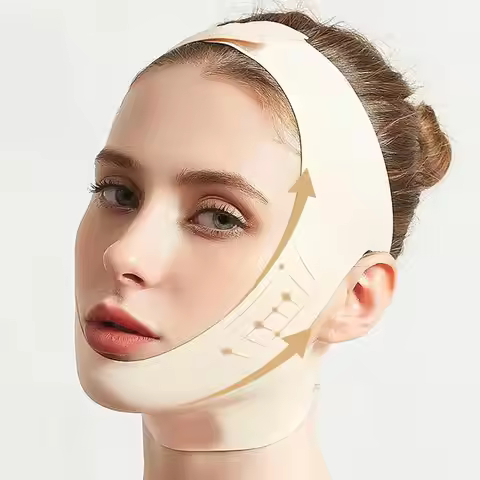 Face V-shaper Lifting Mask Facial Slimming Strap Chin Bandage Sculpting Contouring Tool Cheek Band S