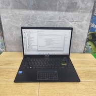 Laptop Second Asus book E410MA Celeron N4020 Ram 4gb Ssd 512gb IPS
