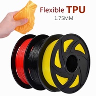 1.75mm 3D TPU Flexible Filament 1kg/500g/250g Roll Flex 3D Printer Plastic Printing Materials Black 